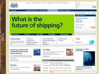 International
Association
of
Classification
Societies
(IACS)
 