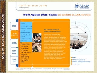 AKADEMI
LAUT
MALAYSIA
(ALAM)
 