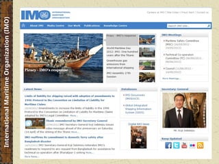 International
Maritime
Organization
(IMO)
 