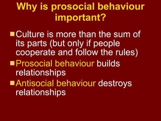 Prosocial Behaviour Slide 12