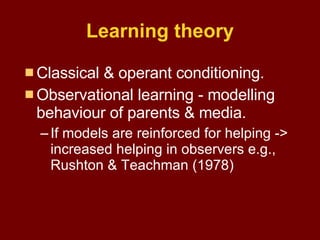 Prosocial Behaviour Slide 26