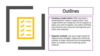 Developing a Research Plan | PDF