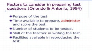 Comprehensive Guide to Constructing a Table of Specifications for ...