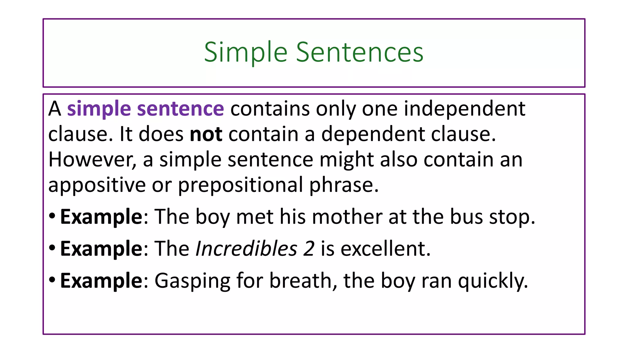 Clauses and Sentences | PPTX