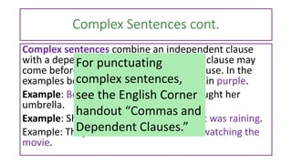 Clauses and Sentences | PPTX