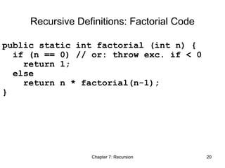 recursion in c language recursive part.ppt