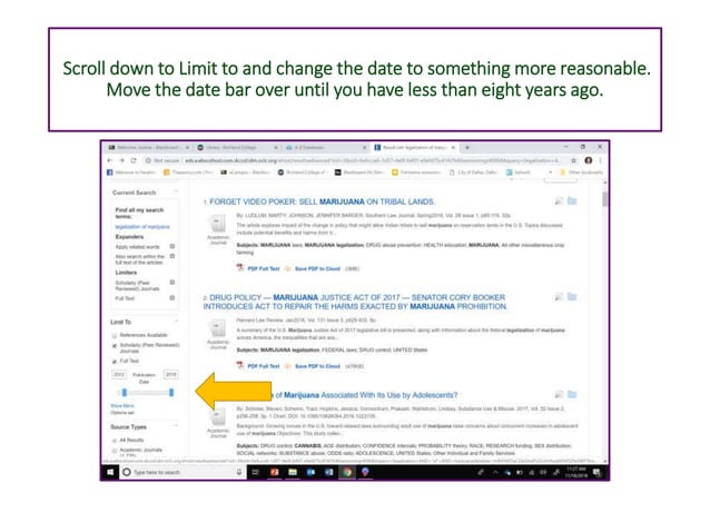 How to use the database Academic Search Complete