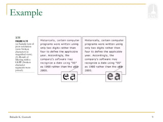 Bahadir K. Gunturk 9
Example
 