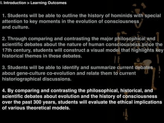 Meeting 1-Introduction to the History of Evolution and Human ...
