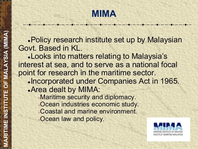 Lecture maritime organizations - salwani