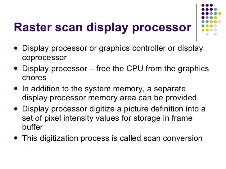 Lecture+ +raster+&+random+scan+systems Lecture+ +raster+&+random+scan+systems