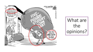 What are
the
opinions?
 