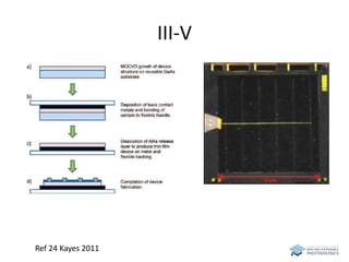 III-V 
Ref 24 Kayes 2011 
 