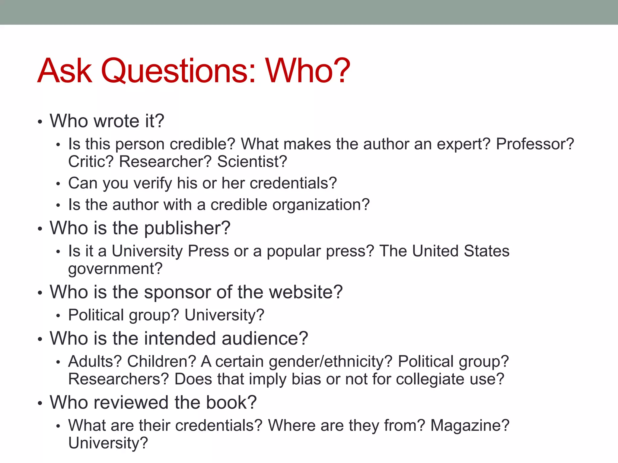 Lecture - Source Credibility | PPTX