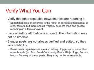 Lecture - Source Credibility | PPT