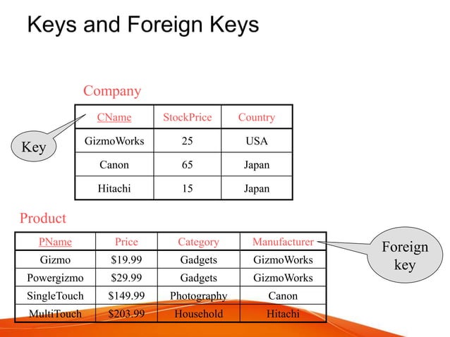 Basic SQL knowledge: data type, table, query | PPT