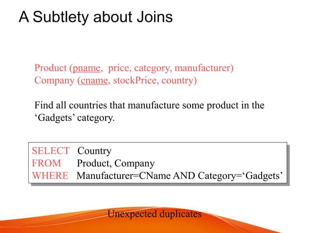 Basic SQL knowledge: data type, table, query | PPT
