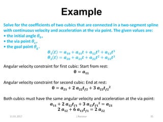 Trajectory Generation Rov Lecture 1 trajectory generation | PDF