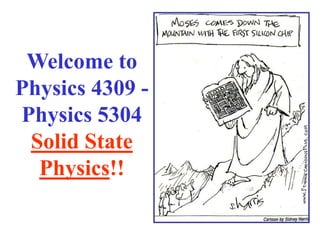 Lecture of solid state physics an introduction | PPT