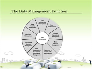 The Data Management Function
 