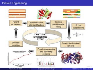 Computational Protein Design. 1. Challenges in Protein Engineering | PDF