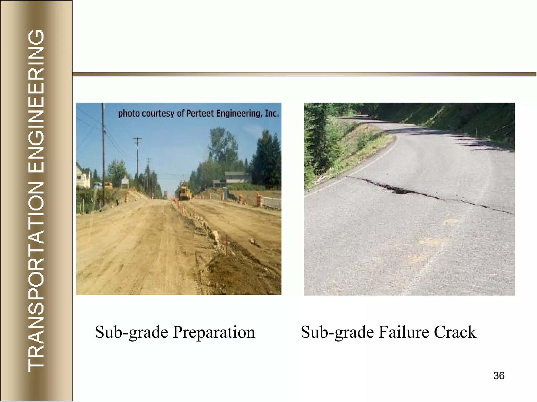 36
Sub-grade Preparation Sub-grade Failure Crack
 