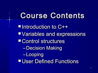 Basic structure of C++ program | PPT