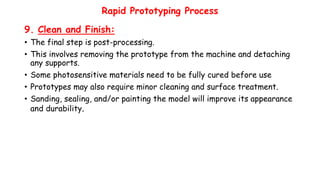 Lecture # 01 Introduction to Rapid Prototyping & Reverse Engineering | PPTX