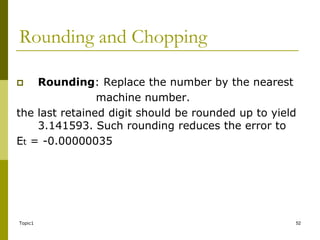 Chopping Rounding Mathod lecture01.ppt