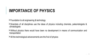 Physics Usage Lecture # 01 Applied Physics basics.pptx