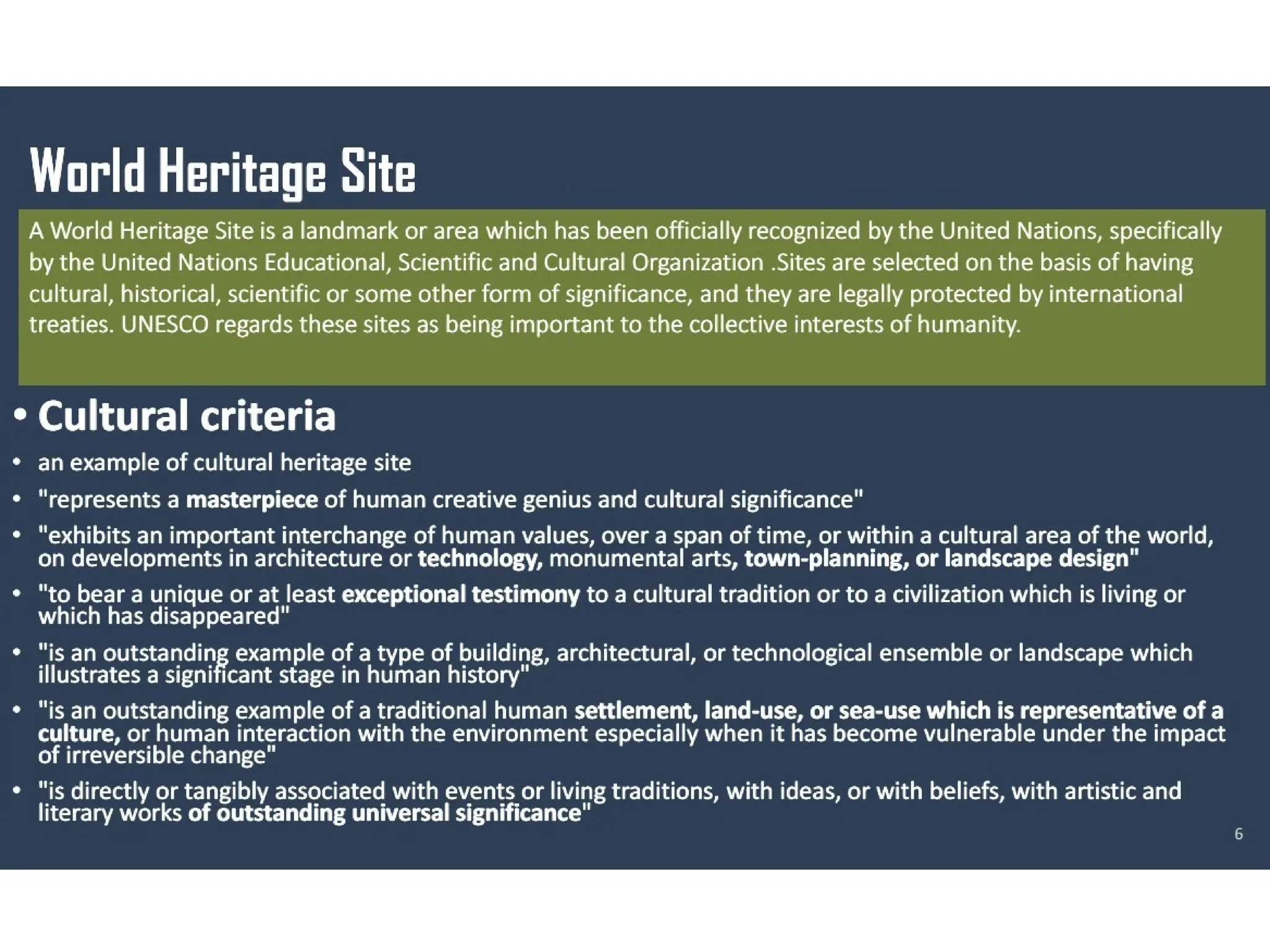Article 1. Definition of cultural property ownership: