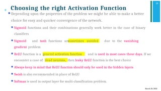 Comprehensive Guide to Artificial Neural Networks and Activation ...
