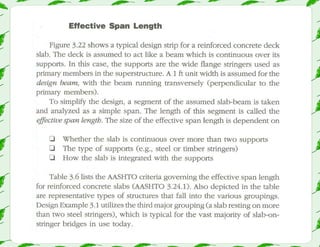Lecture01 design of concrete deck slabs ( Highway Engineering ) | PDF