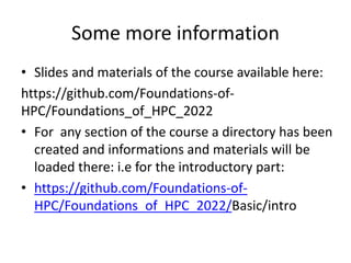 Foundation of High Performance Computing HPC | PDF