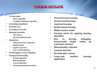 introduction-approximations algorithms-lecture 01... Lecture+01+-+Introduction.ppt Machine Learning for Intelligent Data | PPT