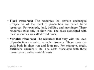 Lecture 01 Introduction to Production Economics | PPTX