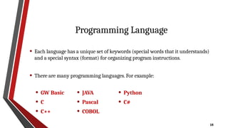 Introduction to Programming Fundamentals | PPTX
