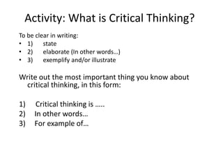 Lecture 01 & 02Intro to Critical Thinking.ppt