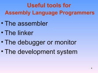 Comprehensive Overview of Computer Architecture, Assembly Language, and ...