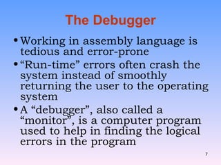 Comprehensive Overview of Computer Architecture, Assembly Language, and ...