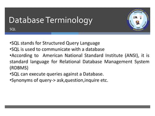 Lecture01_IDB.pptx | Databases | Computer Software and Applications