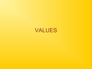 VALUES
 