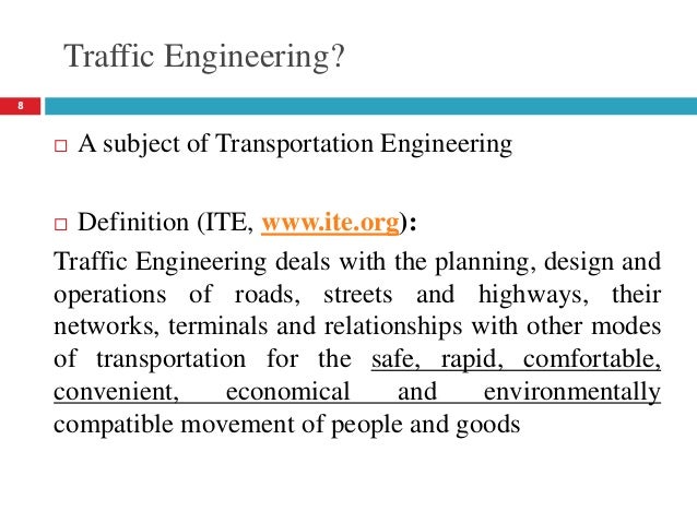Lecture 01 Introduction Traffic Engineering
