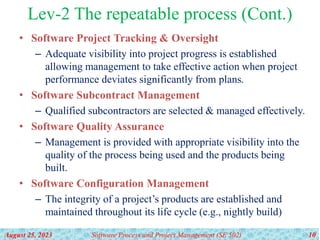 Process Lev Lecture 01 Software Process Maturity.pptx