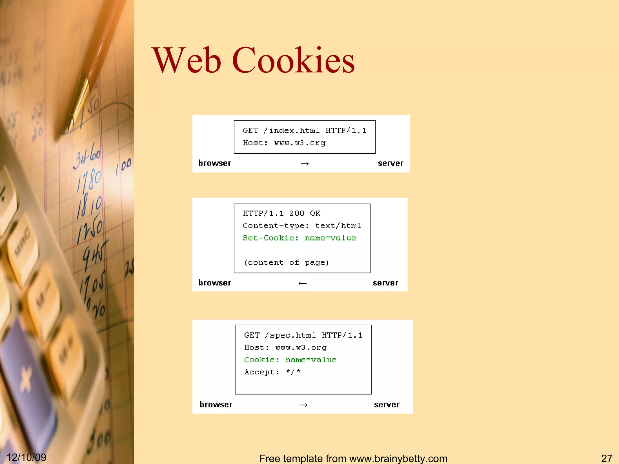 Web Cookies 