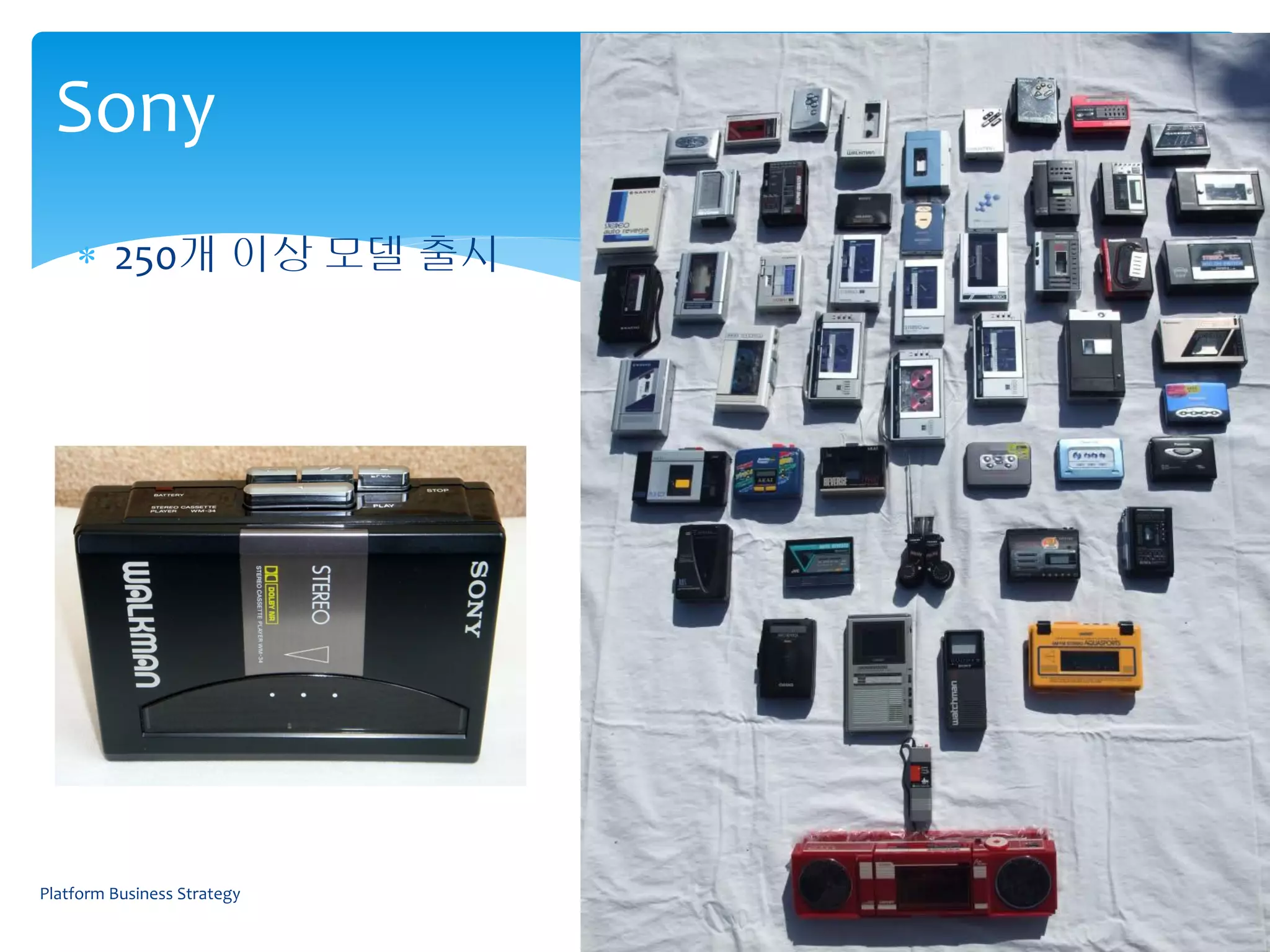 Sony
     250개 이상 모델 출시




Platform Business Strategy   6   Cho Yongho
 