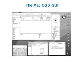 The Mac OS X GUI
 