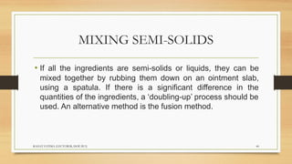 Fusion Method Compounding Fundamental Operations in Compounding.ppt