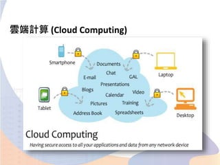 雲端計算 (Cloud Computing)
 