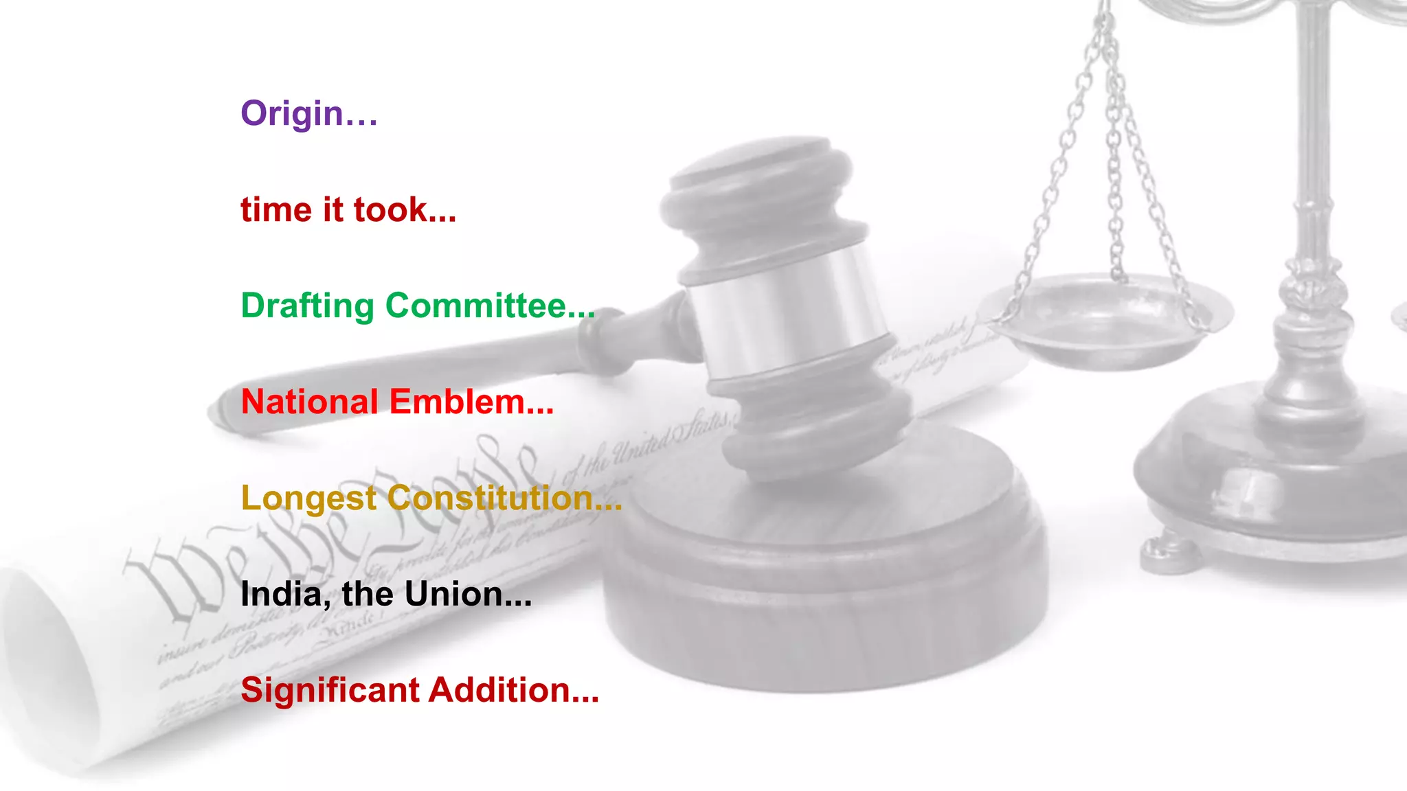 Lecture 02 constitution- meaning, sources and importance | PPT